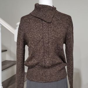 Sarah Spencer Drak Brown Sweater_size M